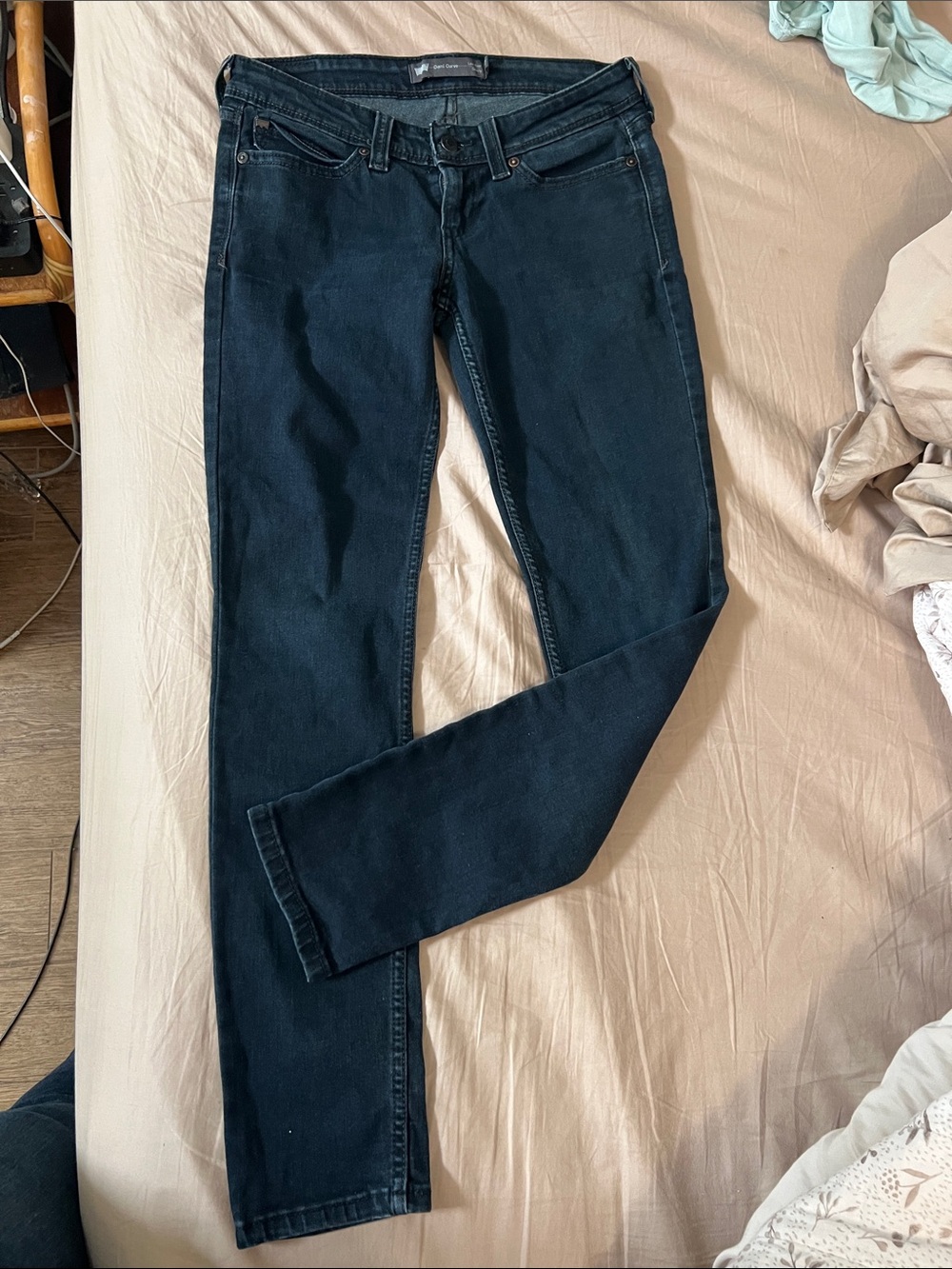 Levi's Women's Skinny Jeans in Dark Blue Wash